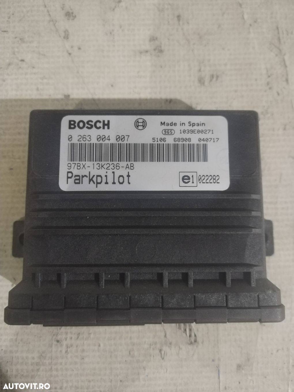 Modul, calculator senzori parcare Ford Fiesta, 2002, 2003, 2004, 2005, 2006, 2007, 2008, cod origine OE 97BX-13K236-AB. - 1
