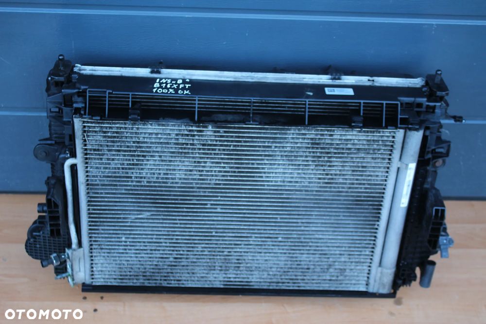 KOMPLET CHŁODNIC WODY KLIMATYZACJI INTERCOOLER WENTYLATOR OPEL INSIGNIA B 1.5 TURBO B15XFT MANUAL - 6