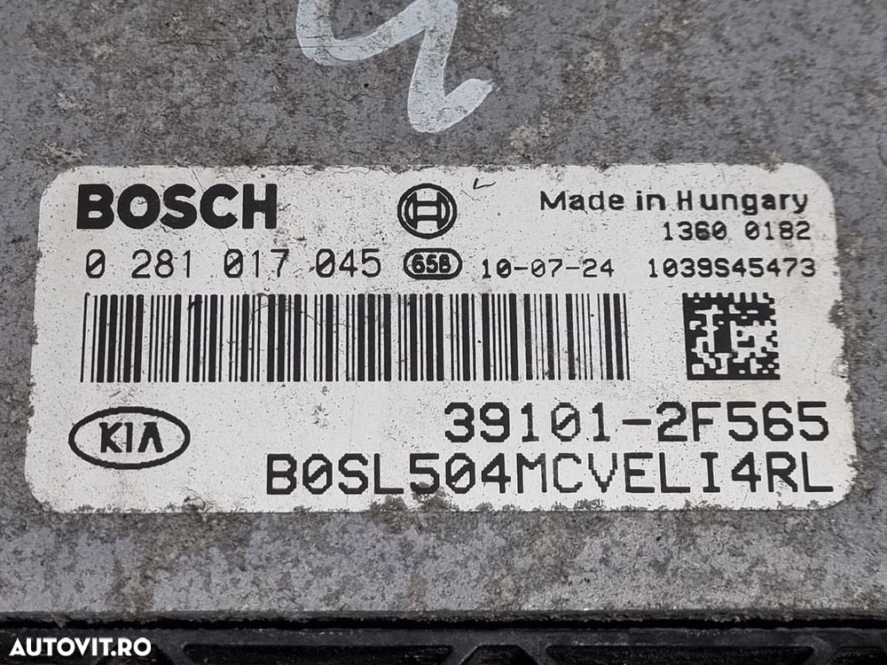Calculator motor Kia Sportage III 2.0 Diesel 2010 - 2016 136CP Manuala D4HA Euro5 (1238) ... - 3