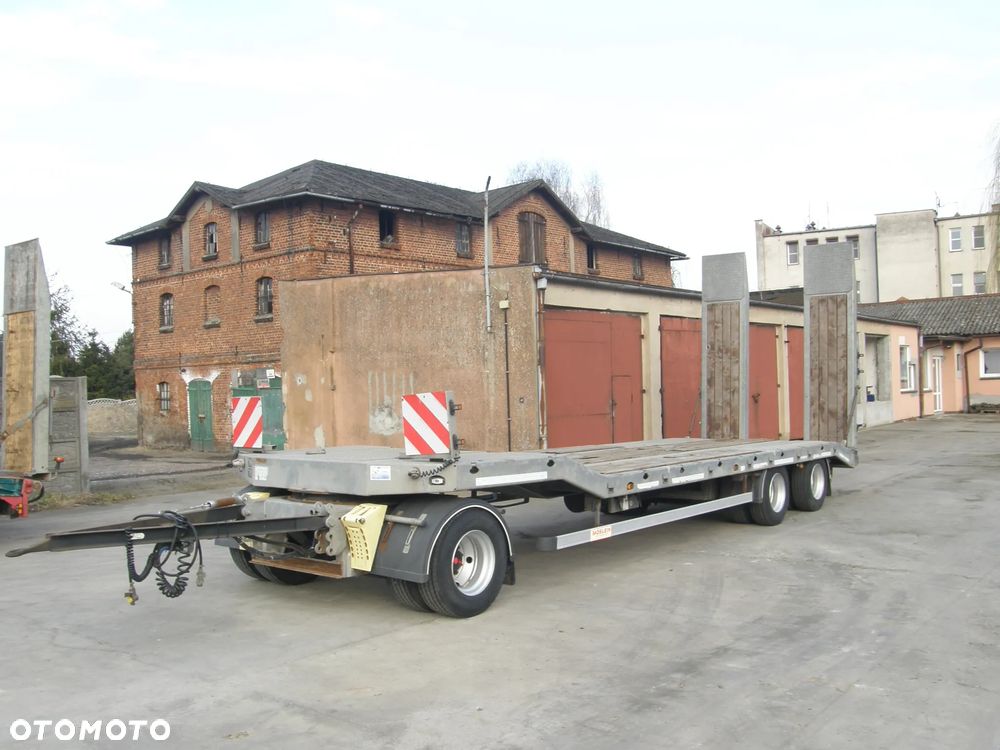 Möslein TA3 2021rok ocynk 3 osiowa przyczepa niskopodwoziowa z Niemiec - 5