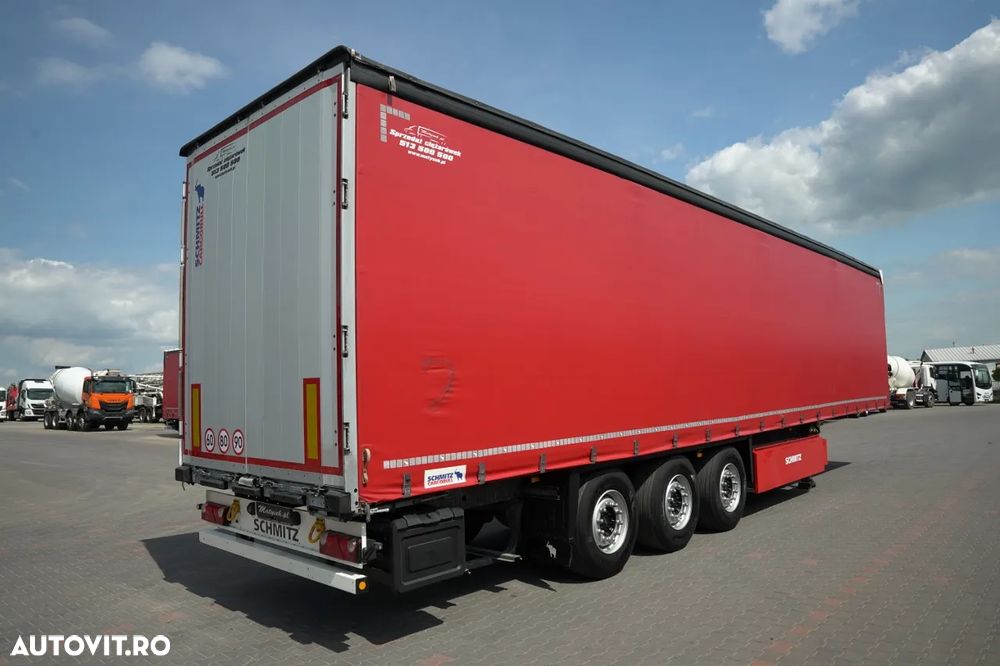 Schmitz Cargobull CORTINĂ / AXĂ RIDICATĂ / ACOPERIȘ RIDICAT / CONTENIER PENTRU PALEȚI - 6