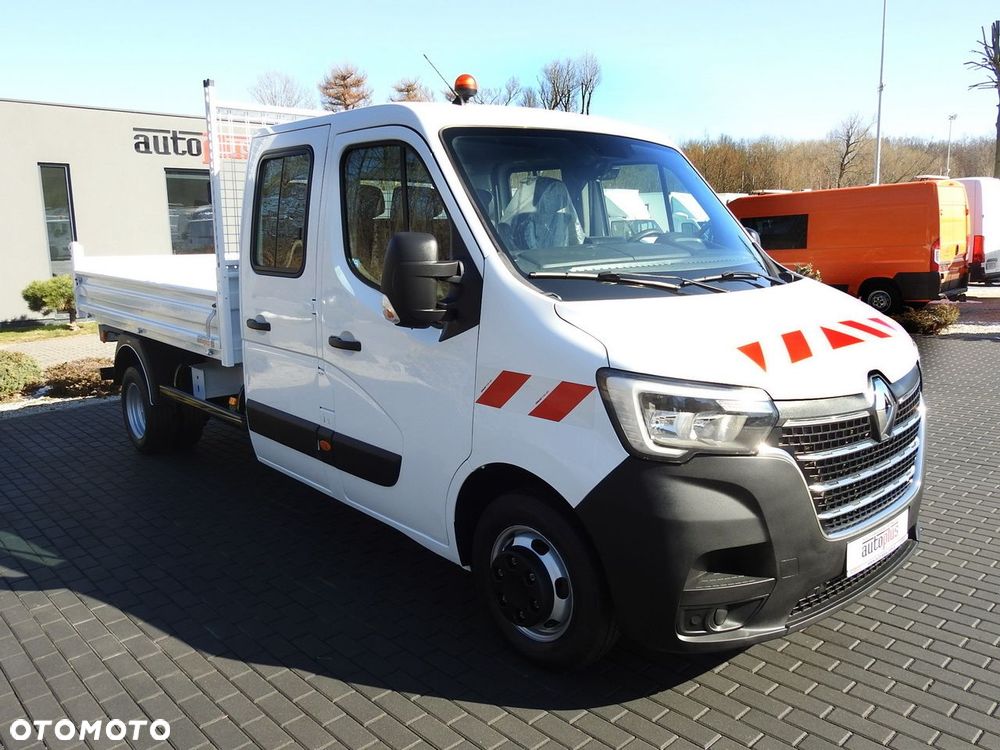 Renault MASTER WYWROTKA PODWÓJNA KABINA DOKA 6 MIEJSC TEMPOMAT KLIMATYZACJA LEDY BLIŹNIACZE KOŁA  130KM - 5