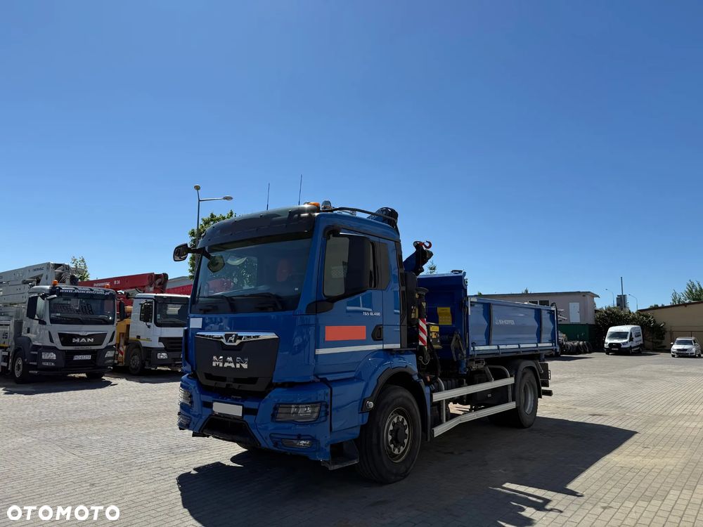 MAN TGS 18.400 4x4 Hydrodrive / KH-Kipper / HDS Fassi F95B - 8
