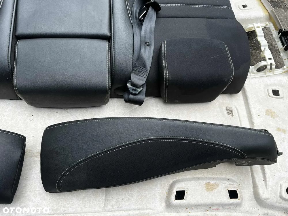 Renault Laguna 3 - Komplet FOTELI, KANAPA, SIEDZENIA, BOCZKI - Anglik (Czarne) - 9