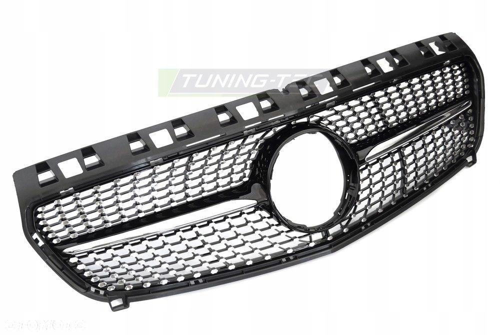 Atrapa Grill Kratka Tuning Diamond Amg Black Mercedes A-klasa 176 2012-2015 - 3