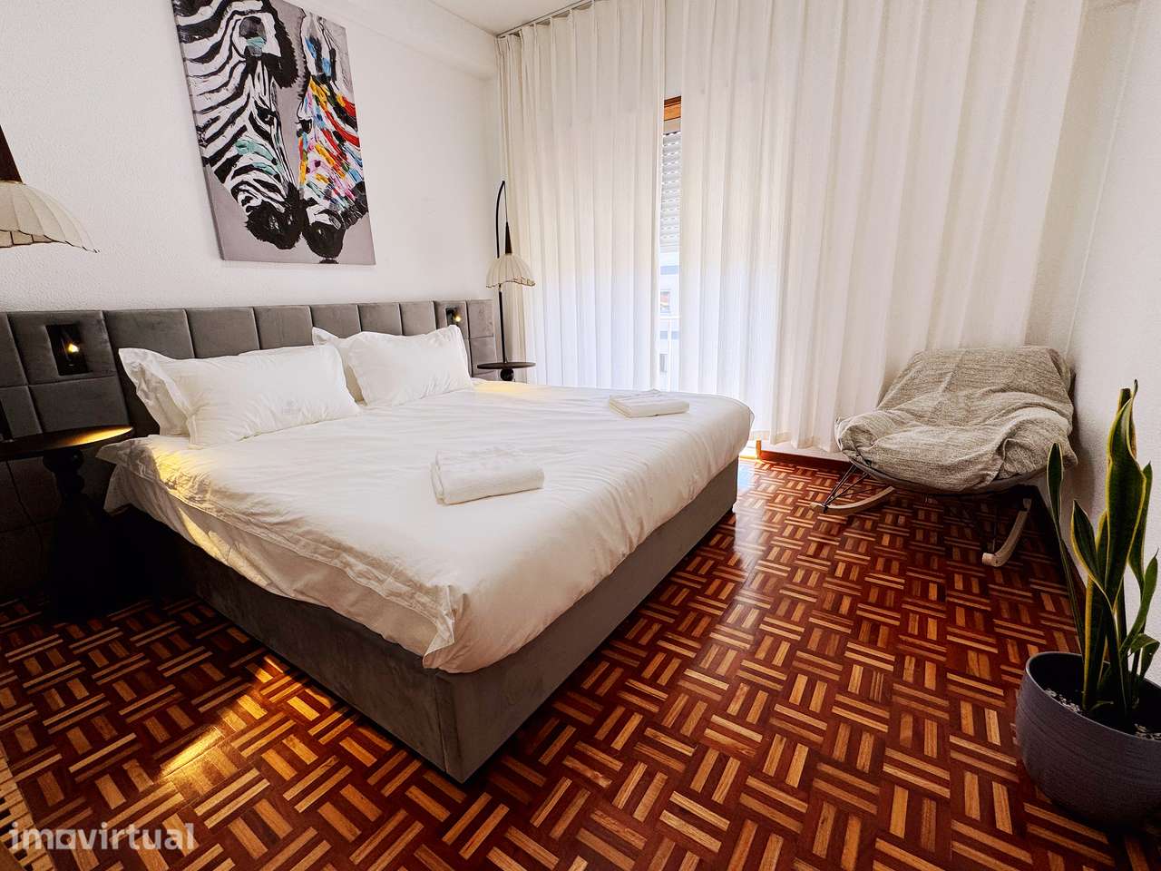 Furnished T2+1 Mid-Term Rental  2 wc Parking Estadio do Dragao View - Grande imagem: 2/40