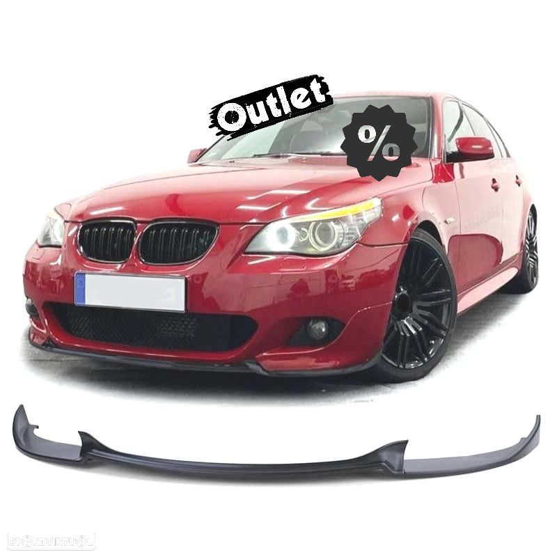 C010792C2 SPOILER LIP BMW E60 E61 03-10 LOOK PACK M HAMANN PRETO MATE - 1