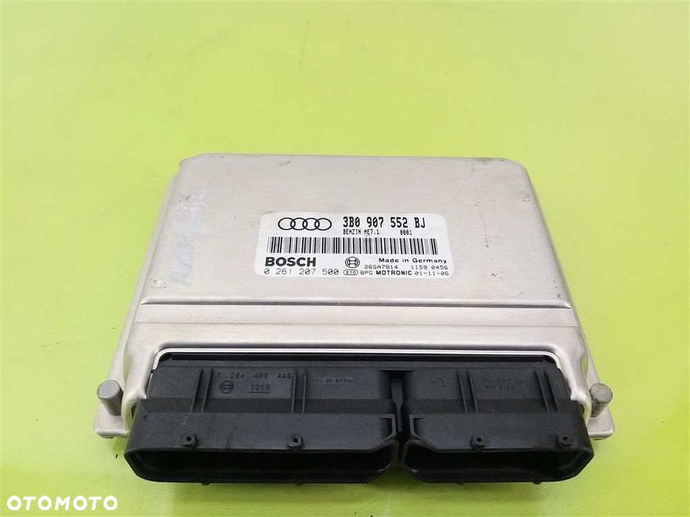 Komputer sterownik silnika Audi A6  C5 1997-2004 2.4B 170 KM 3B0907552BJ - 1