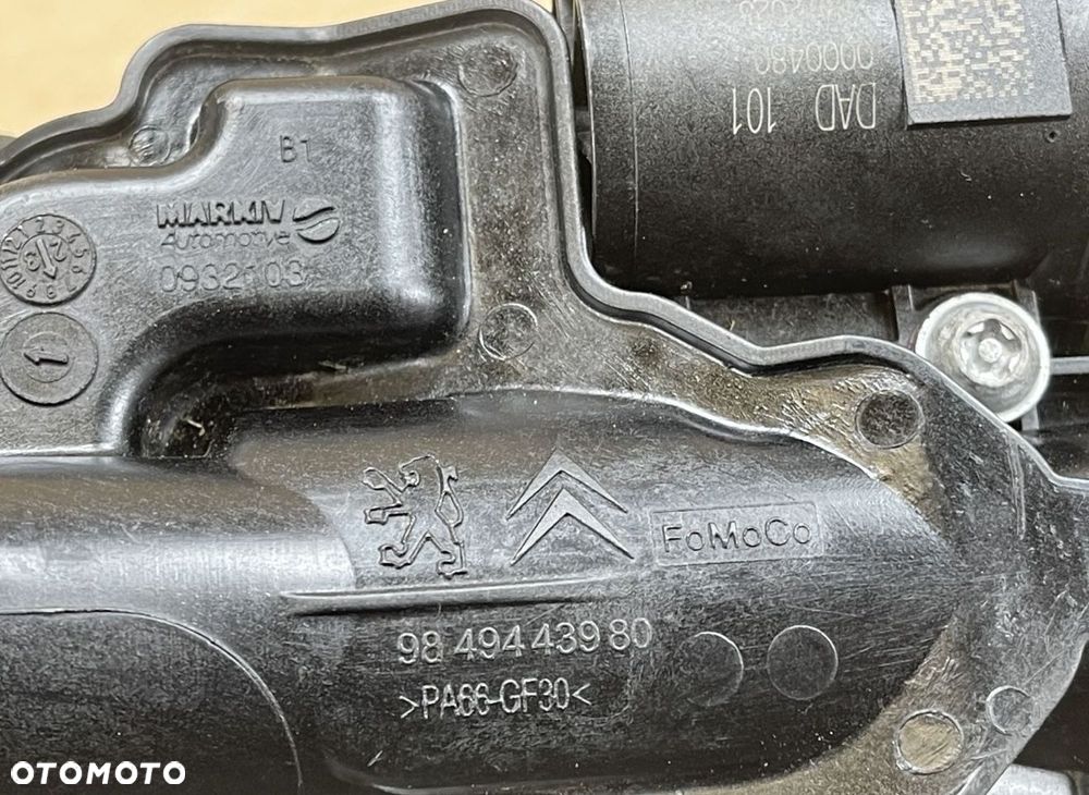 PEUGEOT CITROEN FORD TERMOSTAT OBUDOWA  9849443980 0932103 0000480 - 3