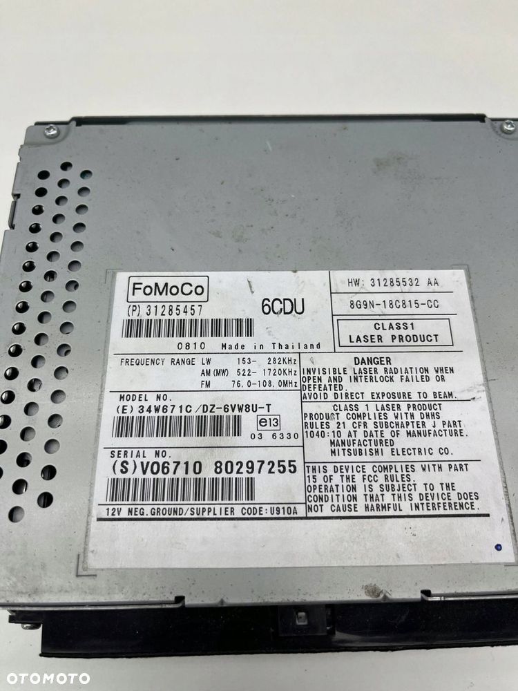 VOLVO XC60 RADIO CZYTNIK NAWIGACJA 31285457 - 3