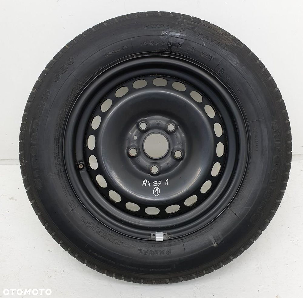 KOŁO DOJAZDOWE ZAPASOWE 195/65/R15 ET37 5x112 AUDI A4 B7 3B0601027D - 1