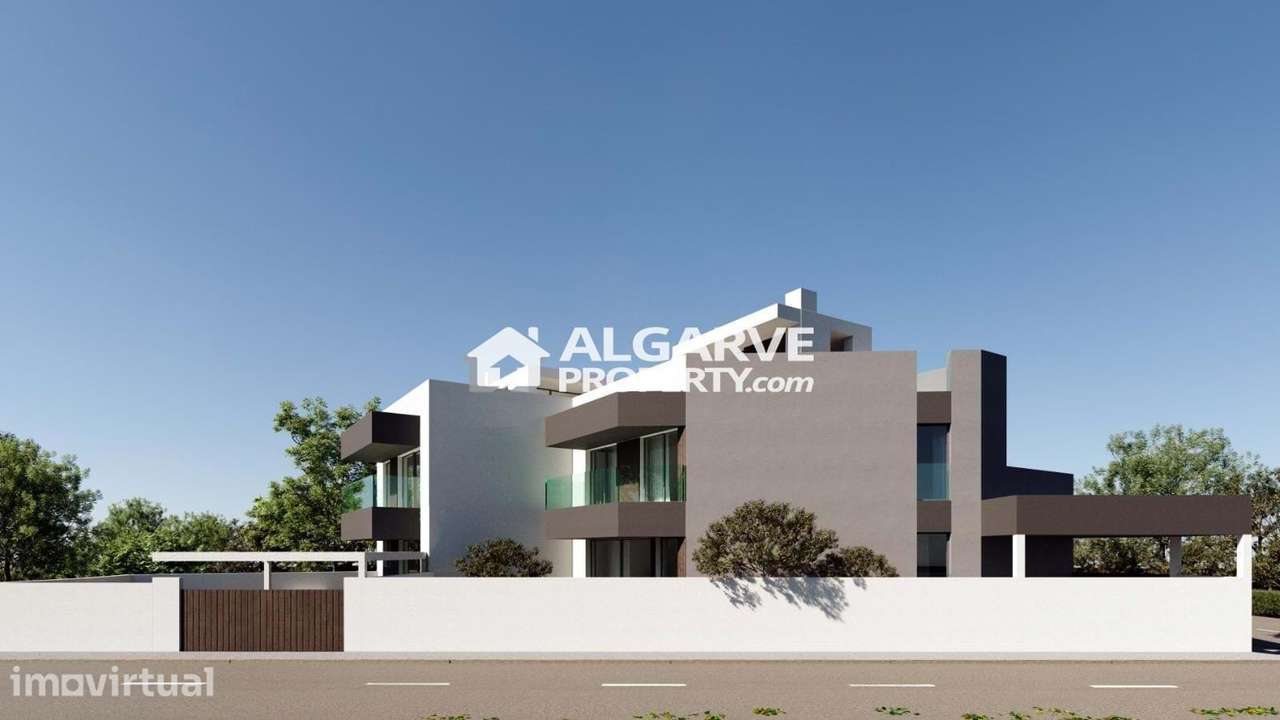 Moradia Geminada V4 com Piscina e Cave nas Gambelas, Faro - Grande imagem: 5/29