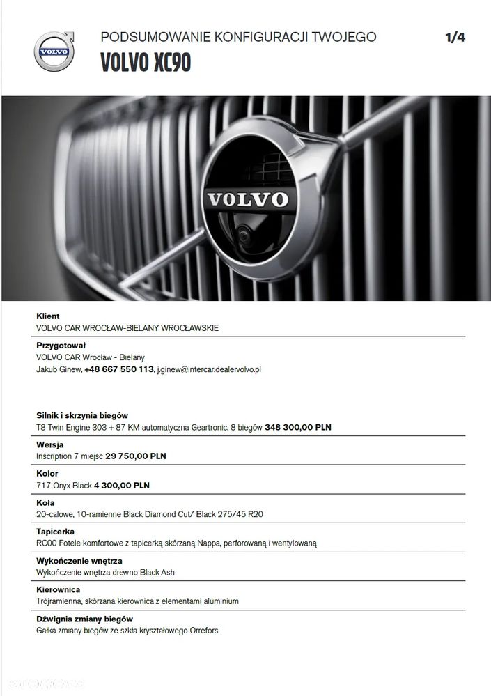 Volvo XC 90 T8 AWD Plug-In Hybrid Inscription 7os - 37