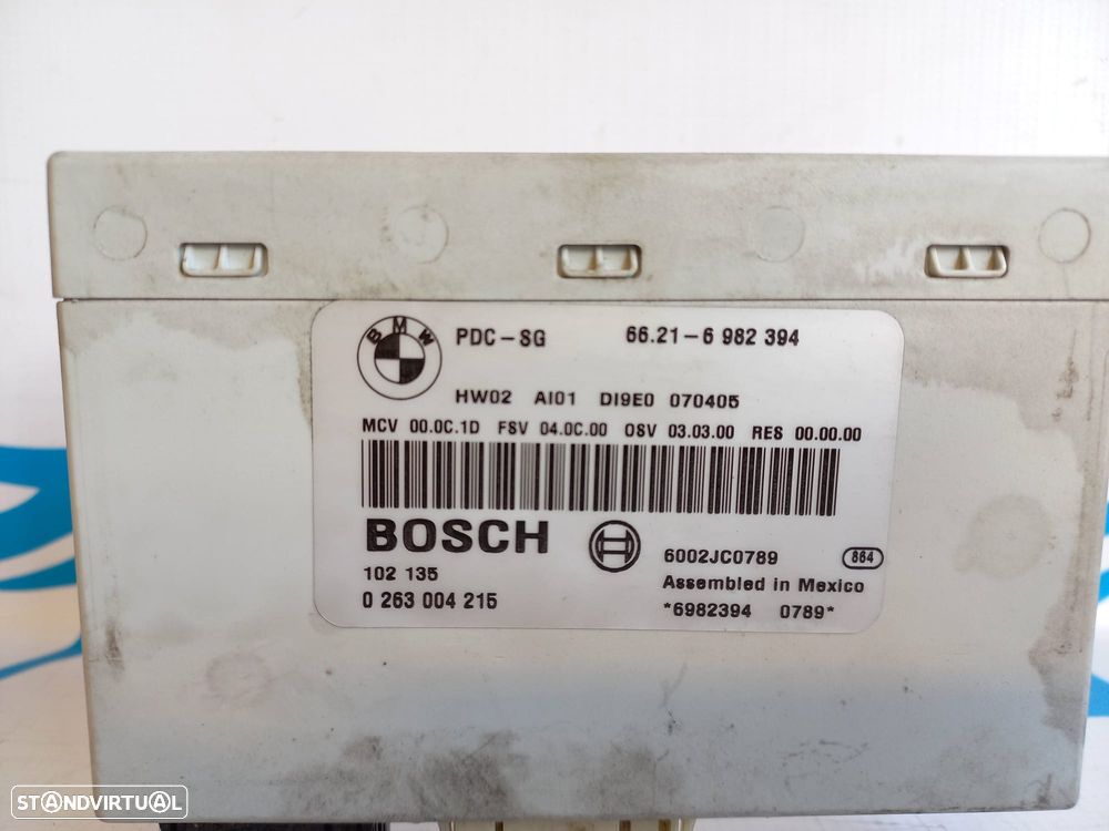 CENTRALINA ESTACIONAMENTO BMW SERIE 3 E93 CABRIO 66216982394 6982394 0263004215 BOSCH PARKING PARQUE SENSORES SERIE 3 E90 E91 E92 COUPE X1 E84 SERIE 1 E81 E87 E82 COUPE E88 CABRIO - 4