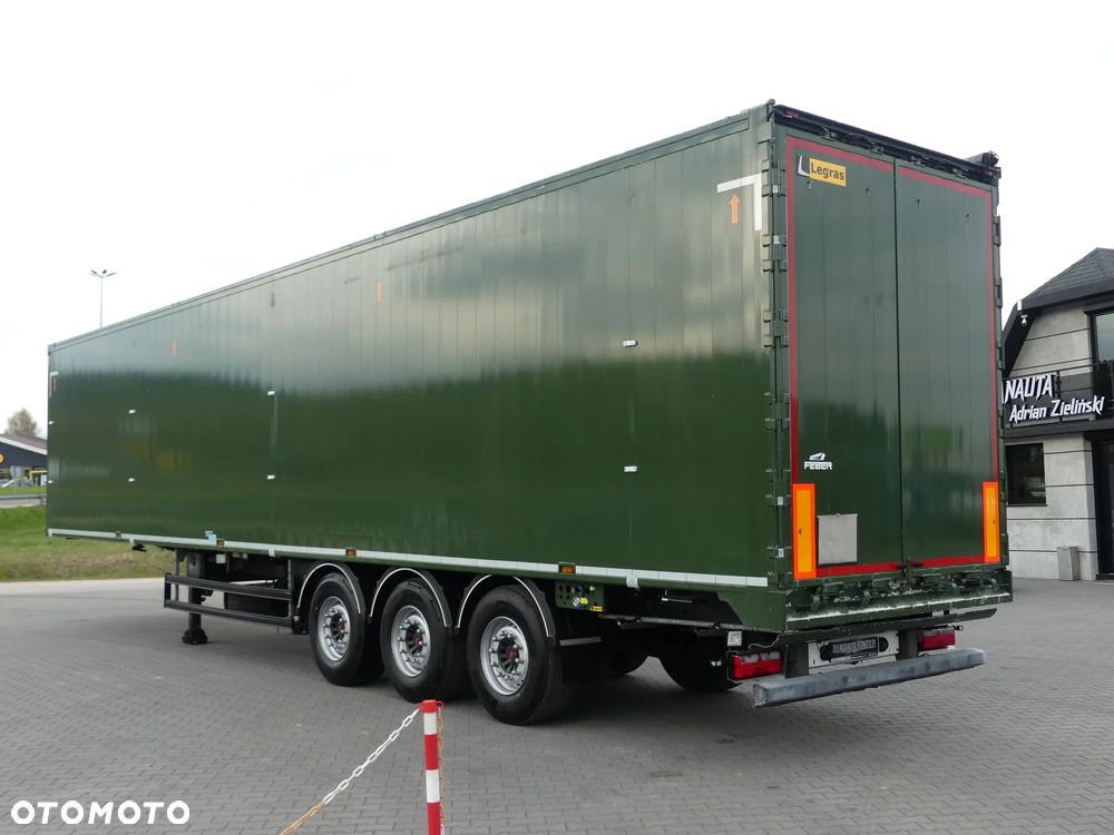 Feber Inter Cars LEGRAS 92m3 / WALKING FLOOR / OŚ PODNOSZONA / - 10