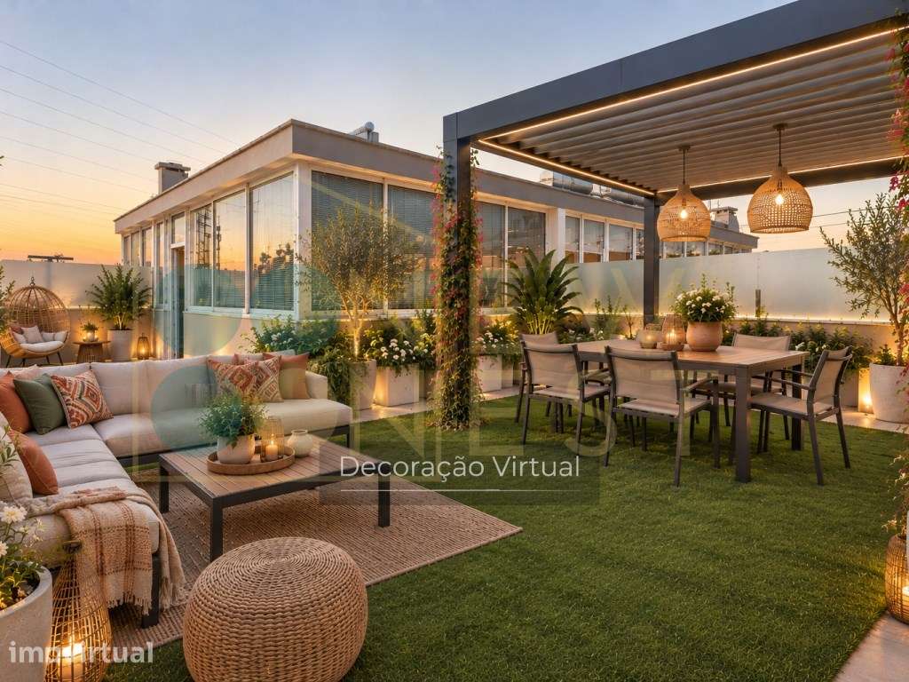 Apartamento T4 com Terraço, 3 varandas, 2 Parqueamentos e Arrecadaç...