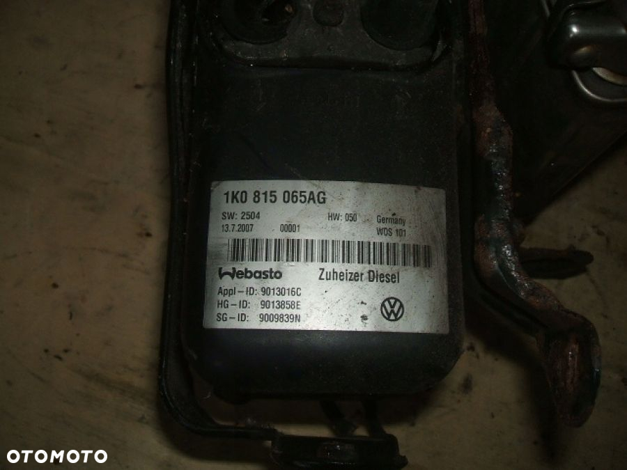VW TOURAN AUDI SEAT SKODA WEBASTO ogrzewanie 1K0815065AG - 2