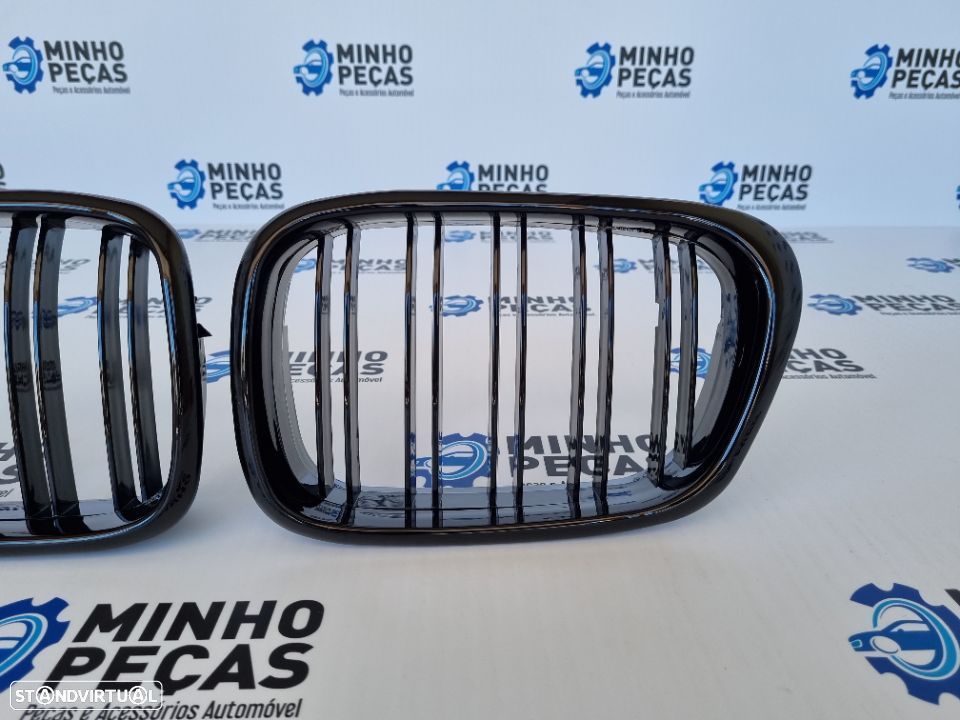 Grelhas Frontais BMW (E39) Dupla Lâmina - 5