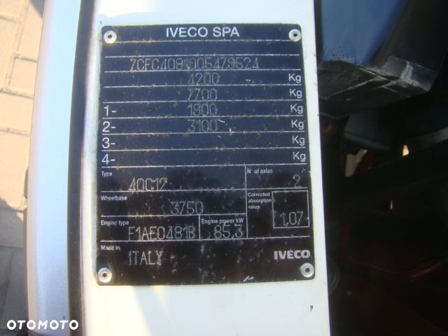 Iveco DAILY 40 C 12 - 27