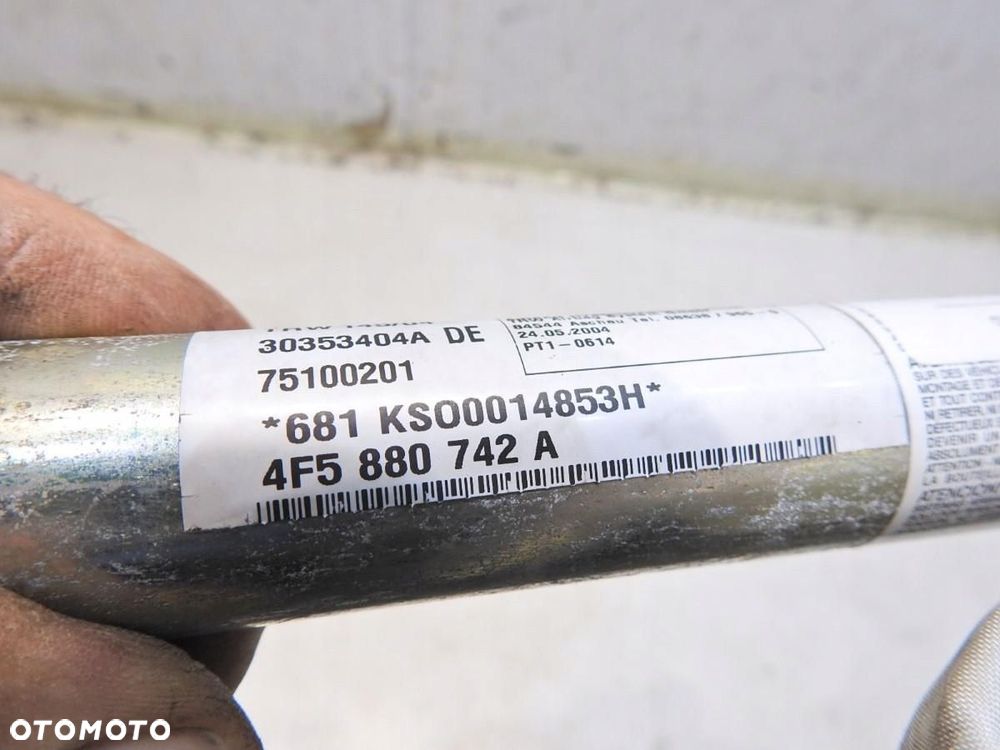 KURTYNA AIRBAG PRAWA AUDI A6 C6 4F5880742A - 6