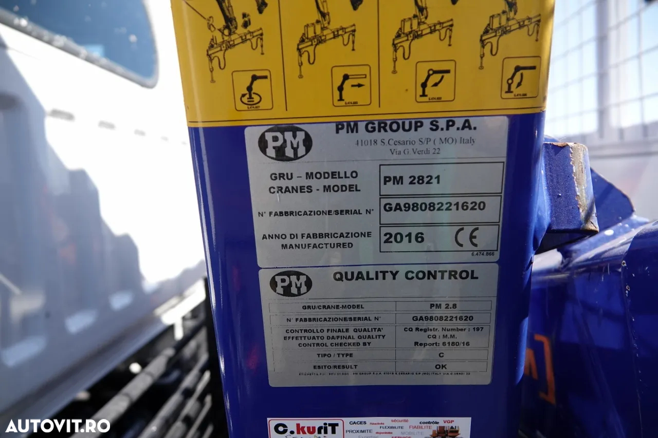 Renault MAXITY 140 DXI / 2.5 D / BASCULATOR – 3.1M + HDS PM 2821 / DUBLU / IMPORTAT / CONTRACT DE SERVICE POST-SERVICE - 23