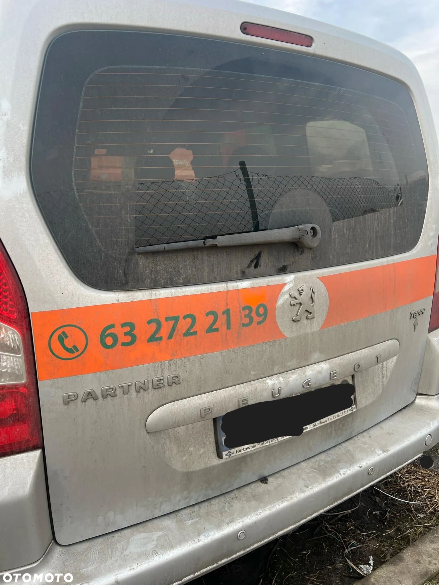 Klapa bagażnika Peugeot Partner II 2 2008r. ODBIÓR OSOBISTY !! BARDZO DOBRY STAN !! - 1