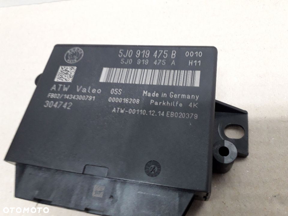SKODA SUPERB KOMBI 14R STEROWNIK PARKOWANIA 5J0919475B - 4