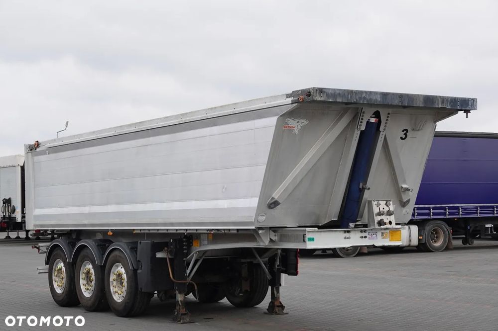 Benalu WYWROTKA / 26 m3 / ALUMINIOWA / OŚ PODNOSZONA / WAGA: 5 000 KG / ALUFELGI / SPROWADZONA - 1