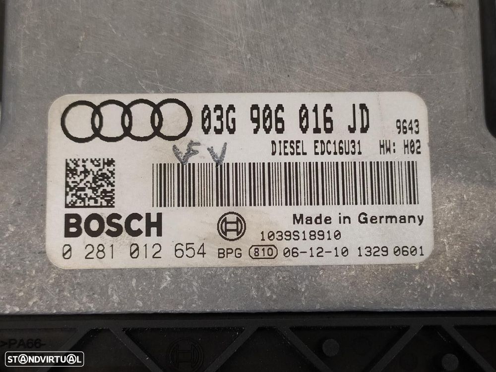 CENTRALINA MOTOR UCE AUDI A4 2007 - 4