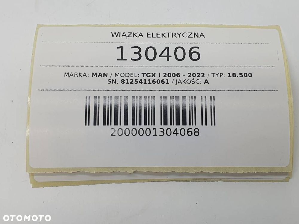 WIĄZKA ELEKTRYCZNA KABEL ZASILAJĄCY SPIRALNY MAN TGX I 81254116061 7 PIN - 6