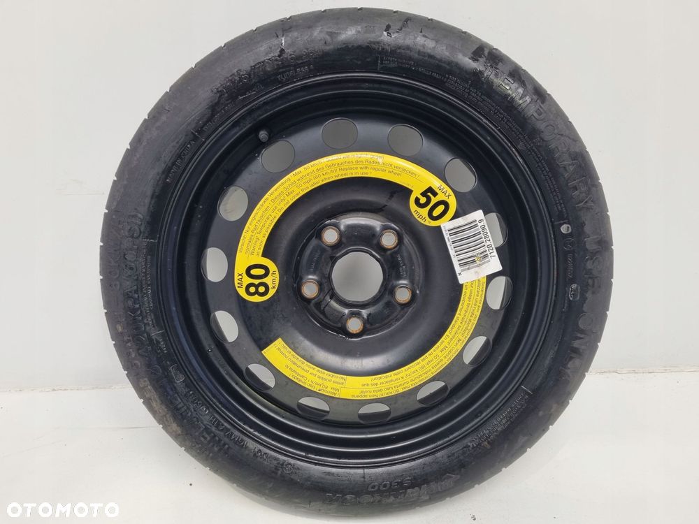 KOŁO DOJAZDOWE ZAPASOWE Audi Seat Vw Golf V 125/70 R16 1K0601027F 5x112 - 2
