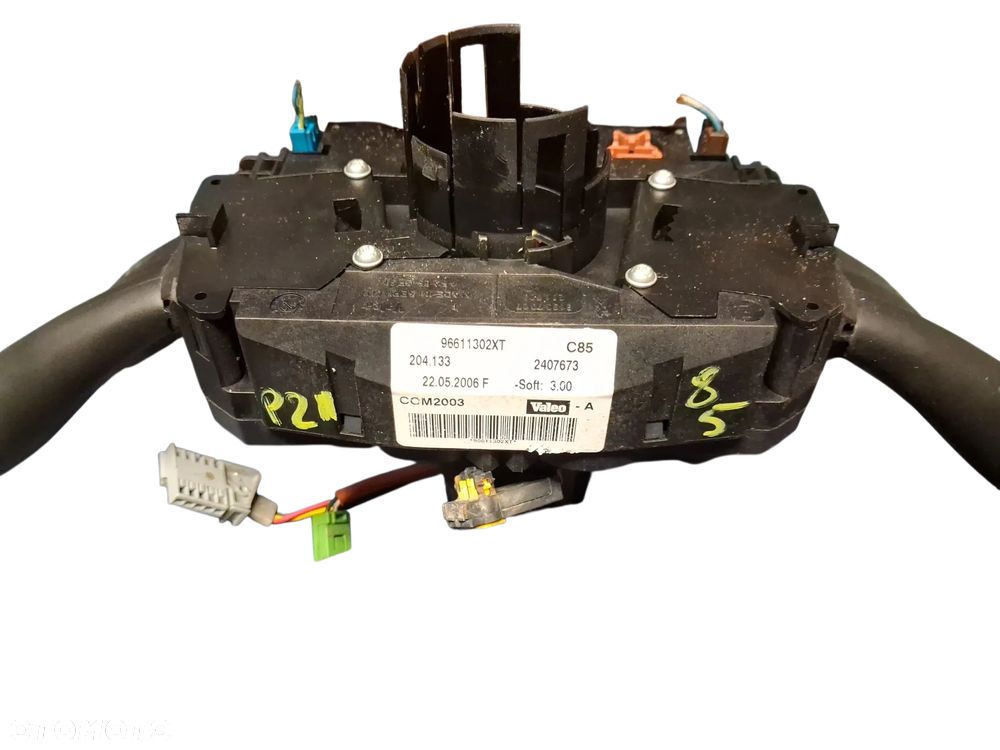 Manetka Przełącznik zespolony  PRZEŁĄCZNIK ZESPOLONY MANETKA TAŚMA PEUGEOT CITROEN 96611302XT - 2