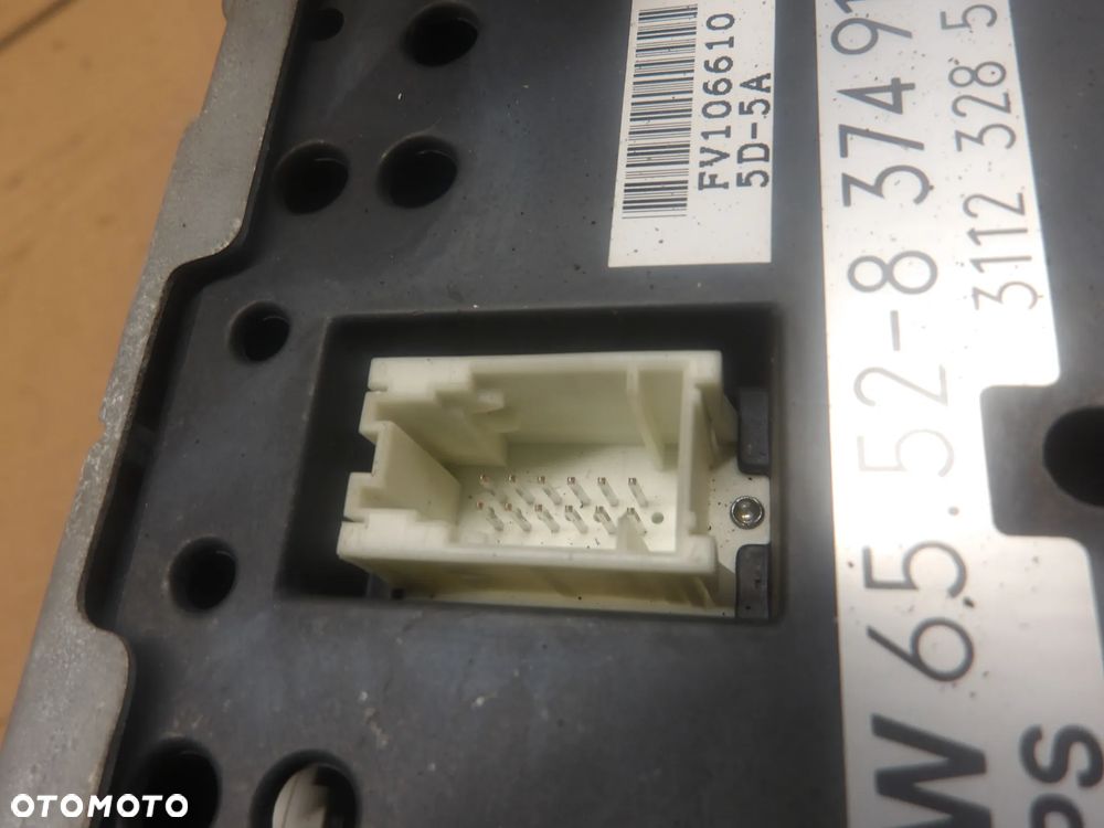 BMW E38 LIFT RADIO USZKODZONE 65528374914B - 9