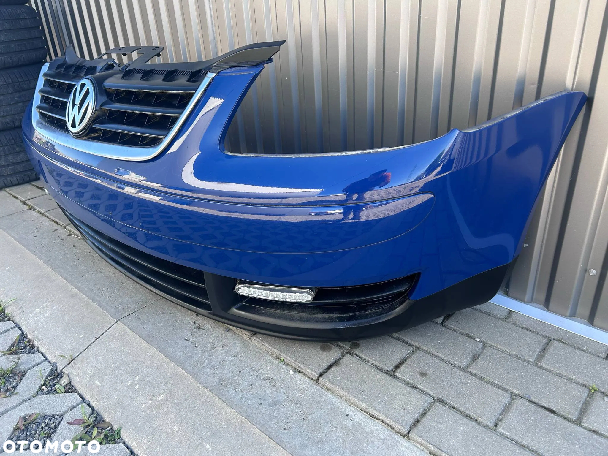 VW Touran I Zderzak przód przedni kompletny grill LL5M Ładny - 5