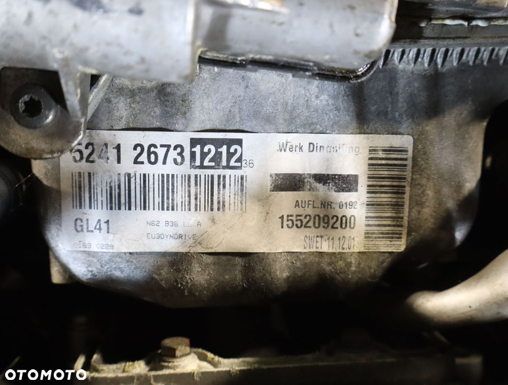 SILNIK  BMW 7 E65 735I 3.6 272KM N62B36 TEST - 7