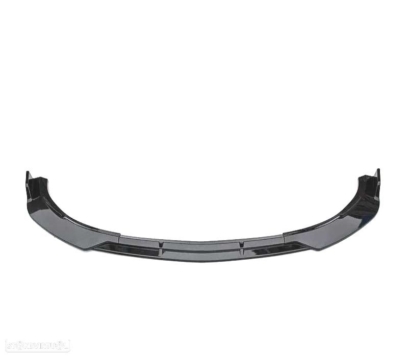 SPOILER LIP FRONTAL MERCEDES CLA W117 AMG 14-18 LOOK BRABUS PRETO BRILHANTE - 4