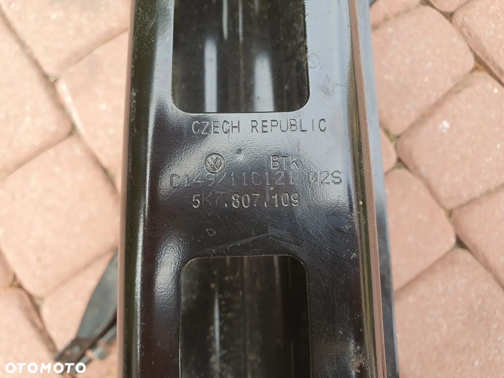 VW GOLF VI 6 BELKA ZDERZAKA wzmocnienie PRZÓD 5K7807109 - 6
