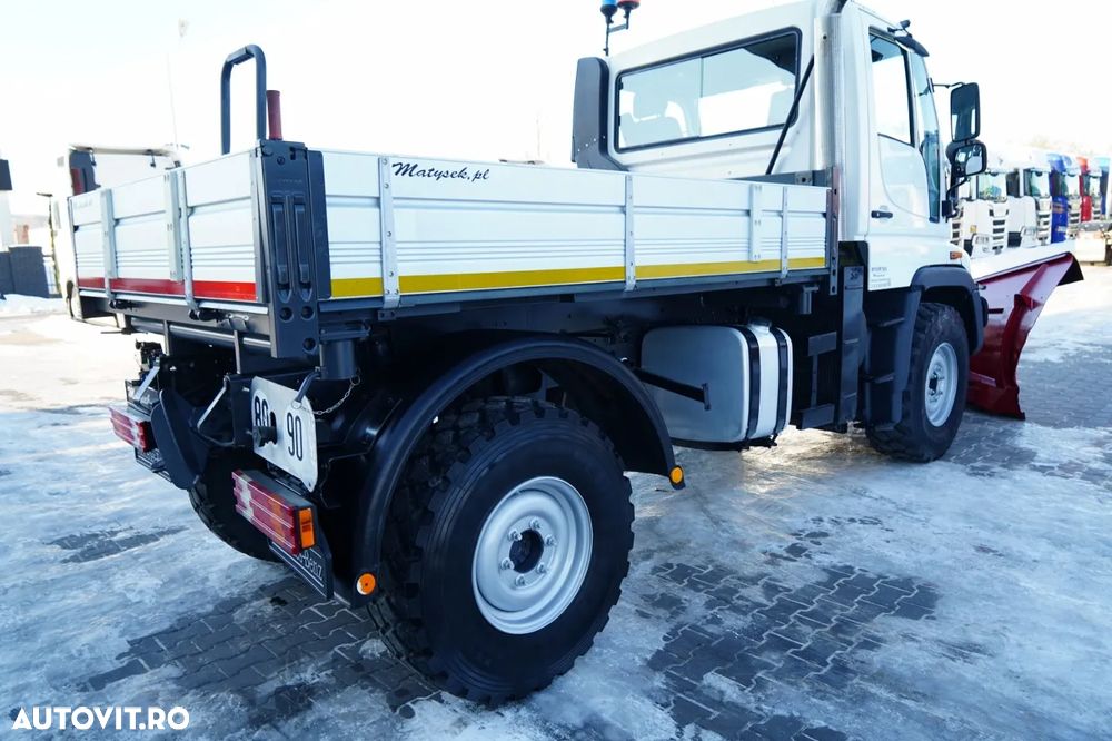 Mercedes-Benz UNIMOG U300 / 4X4 / BASCUNĂTOR 3 LATE / PLUG / MUNICIPAL / CUPLĂRI HIDRAULICE / EPS + AMBREIAJ - 15