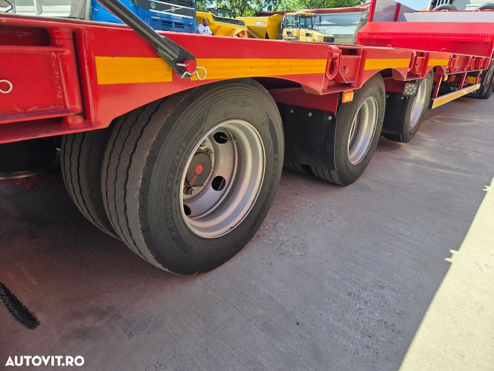 Bodex JANMIL-3 axe SAF, rampe DUBLE, axe SAF, extensii lemn la 3m latime, axa liftabila, lungime podea 9m, anv Goodyear, 2 roti rezerva, axa viratoare spate, rampe interior acces gat lebada, cutie lanturi, posibilitate leasing 5 ani-PROMOTIE 58.900 EUR+Tva - 5