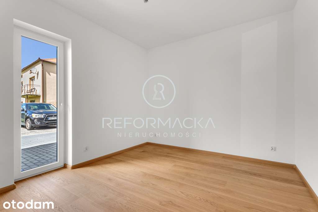 3 pokoje, 57m², wyposażone, ogród z tarasem.