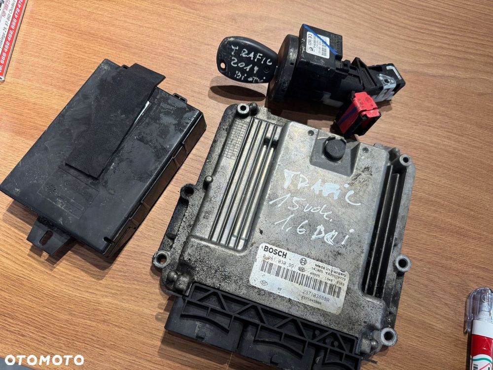 Trafic III Vivaro B1,6 DCI zestaw sterownik komputer 0281030991 - 2