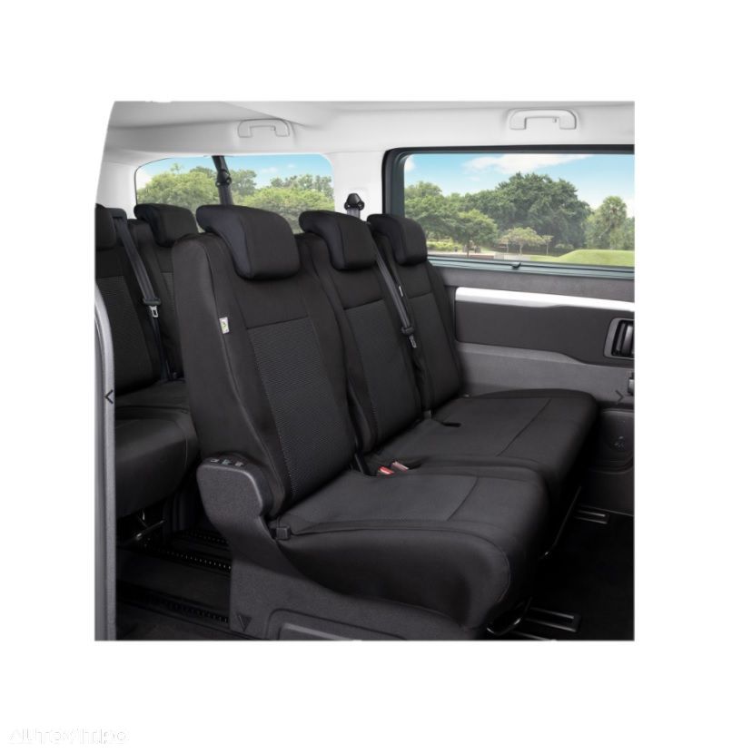 Set huse scaune auto Kegel Tailor Made pentru Peugeot Expert III, Traveller, Citroen Jumpy, SpaceTourer, Toyota ProAce II, ProAce Verso II 20, Opel Vivaro C, Zafira Life 20, DV3, 3 locuri 2+1 pentru - 2