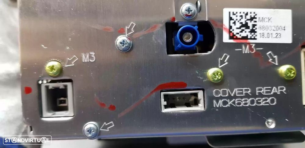 SISTEMA NAVEGAÇÃO GPS KIA CARENS IV 2018 -96550A4101CA - 1