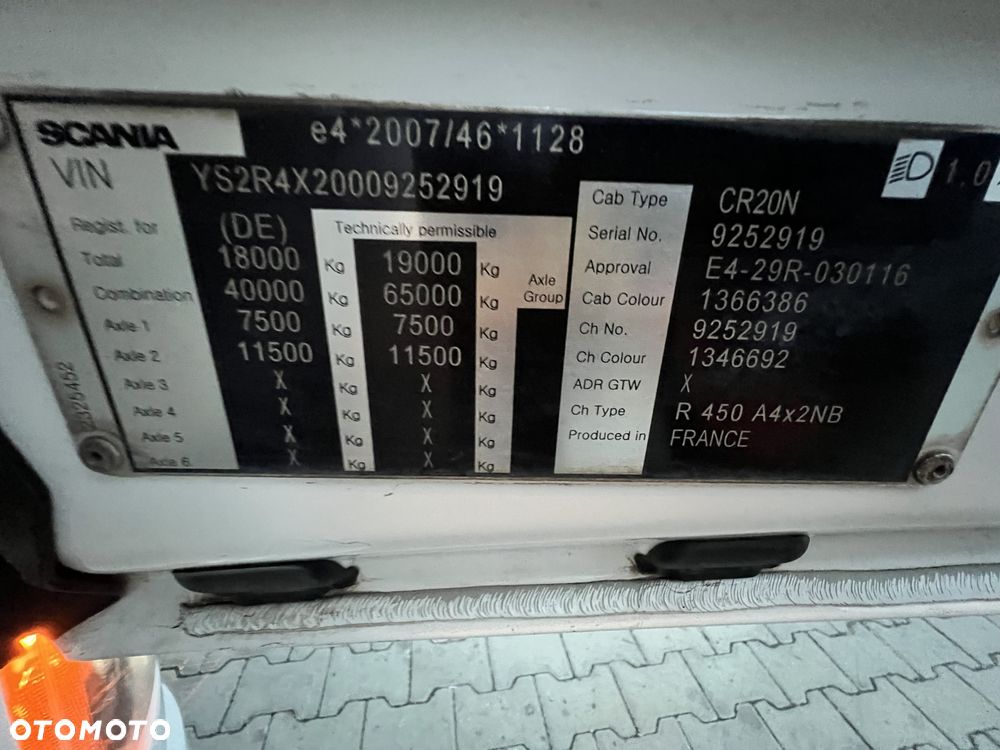 Scania R450 z Niemiec cała na poduszce x6 hydraulika ASO Scania Full LED NAVI - 38