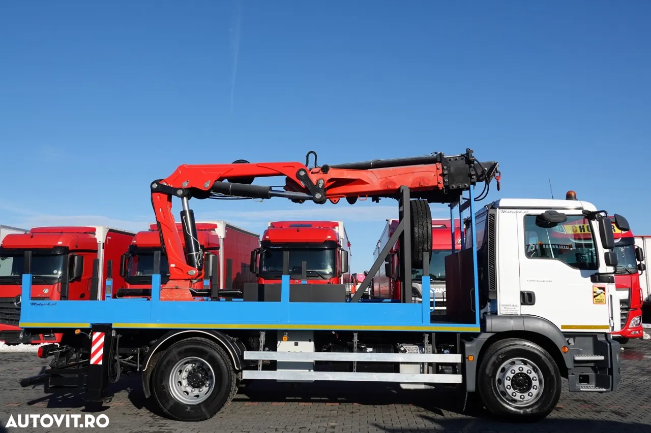 MAN TGM 15 .290 / HDS HC 190 + FORATOR 2 mb / FORMAT / RADIO CONTROL / EURO 6 / MANUAL / 2019 - 11