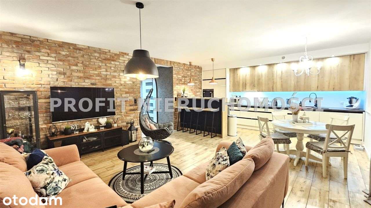 Dwupoziomowy apartament z ogrodem i garażem