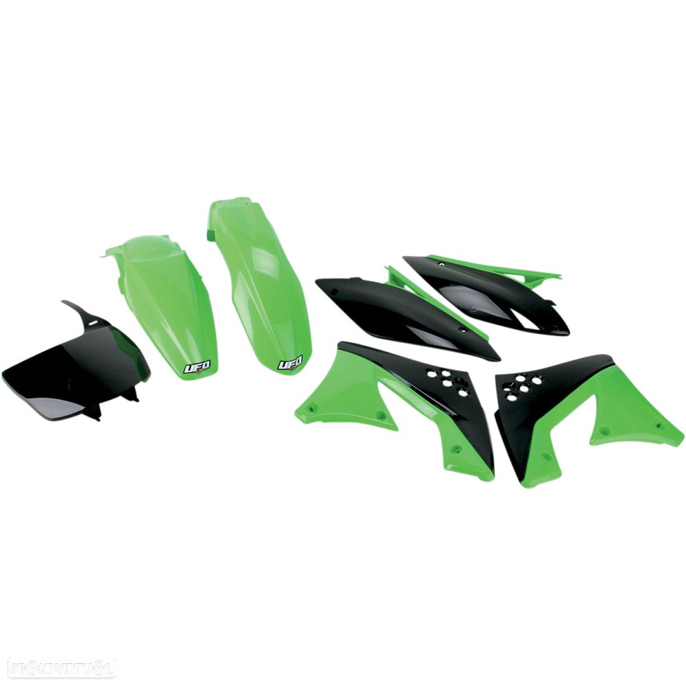 kit plasticos ufo kawasaki kz 250f - kakit215-999 - 1