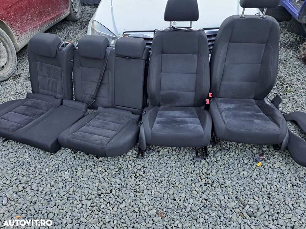 Vând interior alcantara+textil VW Golf 6 model break - 1