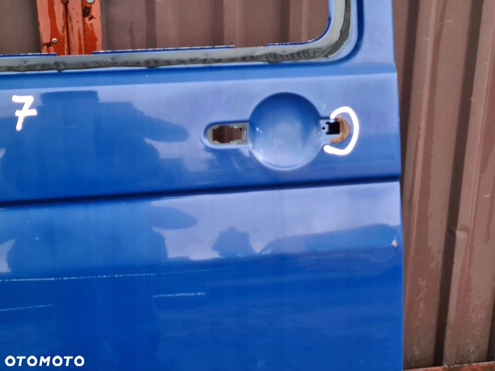 VW T5 drzwi przesuwne prawe niebieski LL5M - 2