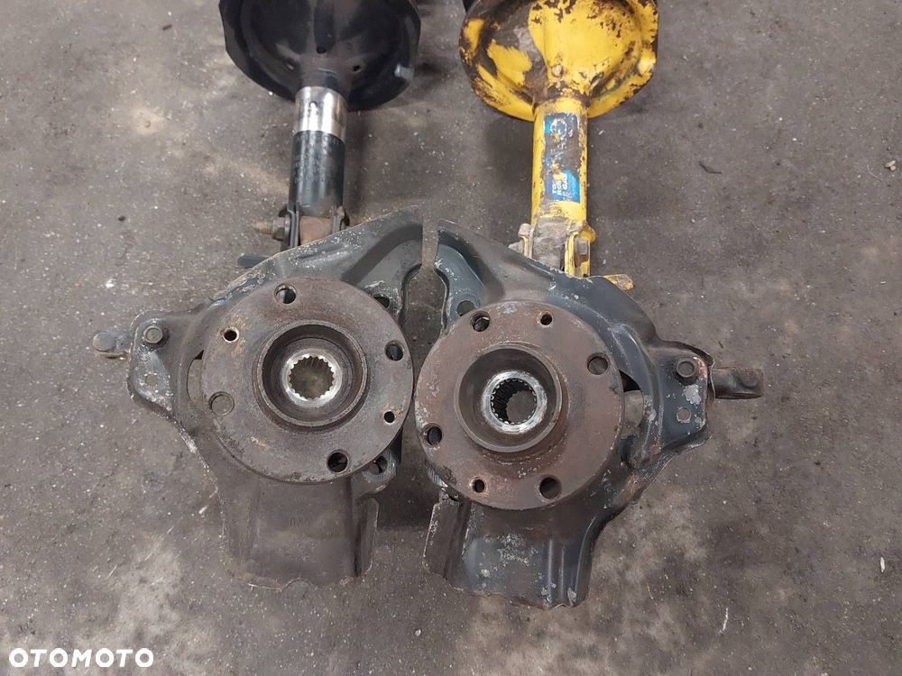 AMORTYZATOR SPRĘŻYNA ZWROTNICA LEWY + PRAWY PRZÓD FIAT PUNTO I 1.2 8V - 4